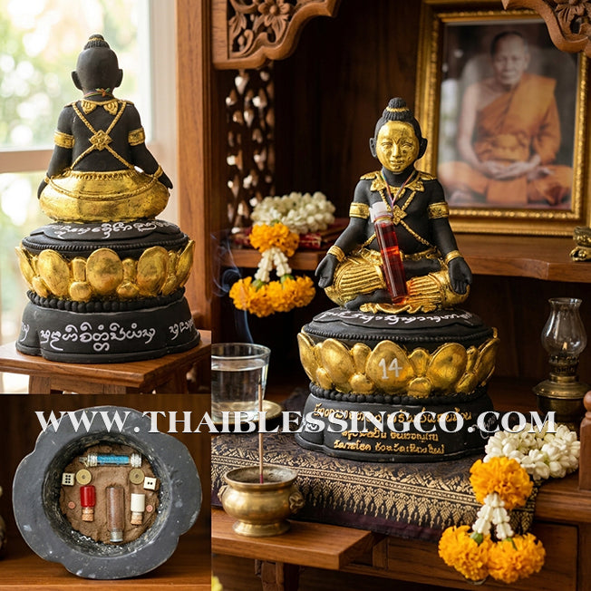 👶💰 Nong Kuman Thong (Golden Boy) – "Sap Saen Lan" (Hundred Billion Wealth) Edition – Kruba Kham Fan, Wat Ko Chok – The Divine Spirit Engine for Infinite Financial Growth, Trade Dominance, and Unstoppable Life Elevation!