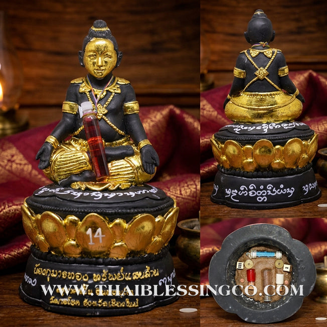 👶💰 Nong Kuman Thong (Golden Boy) – "Sap Saen Lan" (Hundred Billion Wealth) Edition – Kruba Kham Fan, Wat Ko Chok – The Divine Spirit Engine for Infinite Financial Growth, Trade Dominance, and Unstoppable Life Elevation!