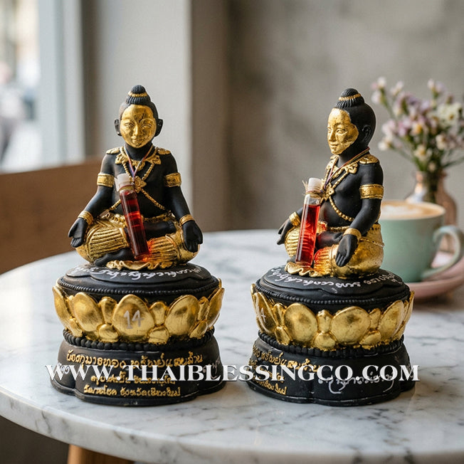 👶💰 Nong Kuman Thong (Golden Boy) – "Sap Saen Lan" (Hundred Billion Wealth) Edition – Kruba Kham Fan, Wat Ko Chok – The Divine Spirit Engine for Infinite Financial Growth, Trade Dominance, and Unstoppable Life Elevation!