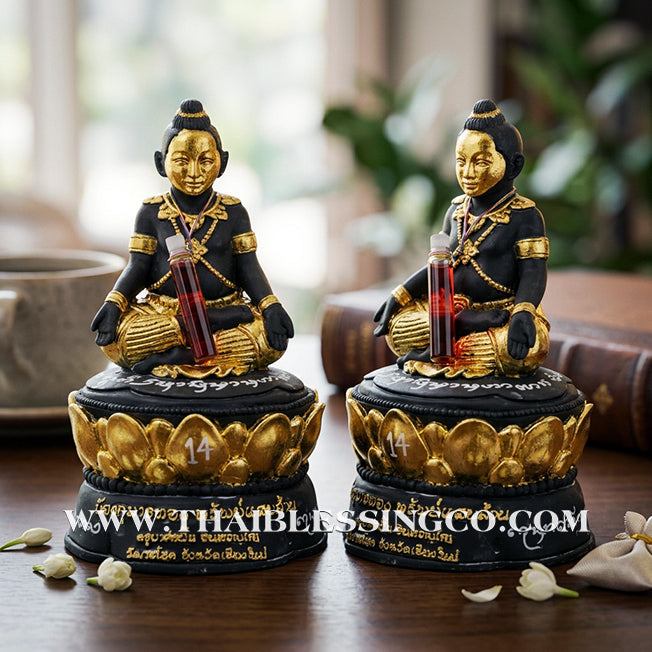 👶💰 Nong Kuman Thong (Golden Boy) – "Sap Saen Lan" (Hundred Billion Wealth) Edition – Kruba Kham Fan, Wat Ko Chok – The Divine Spirit Engine for Infinite Financial Growth, Trade Dominance, and Unstoppable Life Elevation!