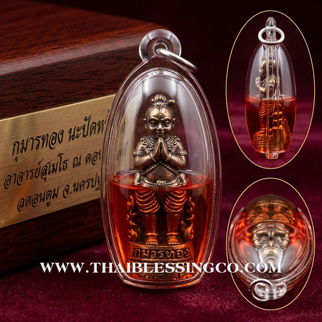 🔱 Oil-Infused Takrut Kuman Thong "Na Plod Nee" – The Sovereign Debt-Slayer – Ajarn Subin Nanathong – The Ultimate Tool for Financial Liberation, Magnetic Influence, and Explosive Prosperity!