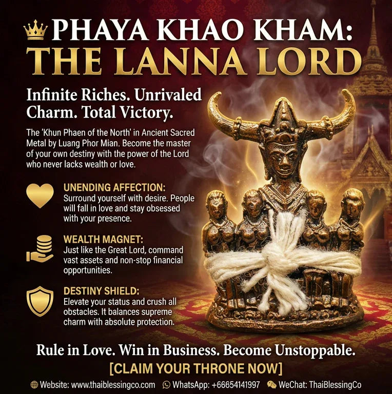 👑 PHAYA KHAO KHAM: THE LANNA LORD ✨ Command Respect & Attract Abundance: Step into Your Power with the AstraSovereign Lanna Icon