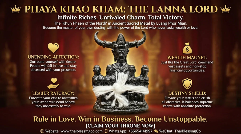 👑 PHAYA KHAO KHAM: THE LANNA LORD ✨ Command Respect & Attract Abundance: Step into Your Power with the AstraSovereign Lanna Icon