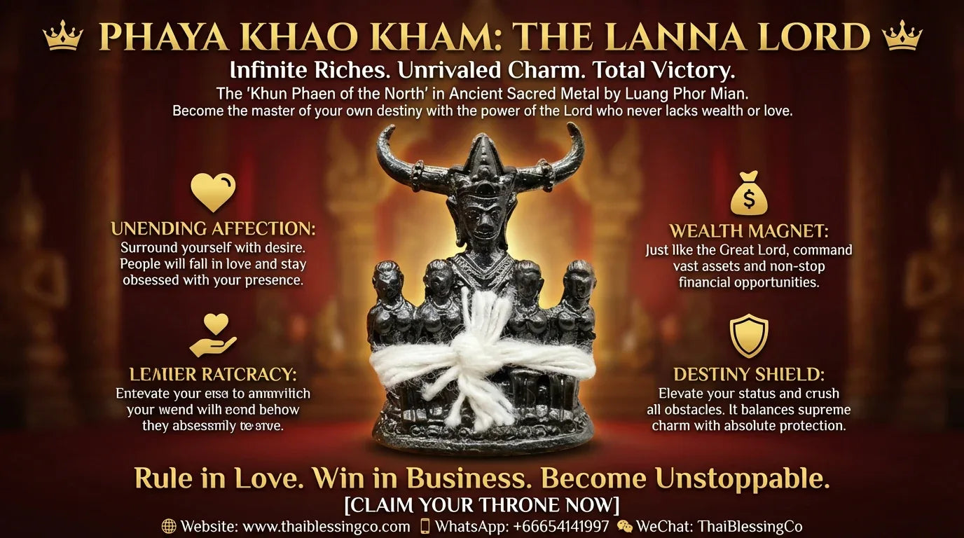 👑 PHAYA KHAO KHAM: THE LANNA LORD ✨ Command Respect & Attract Abundance: Step into Your Power with the AstraSovereign Lanna Icon