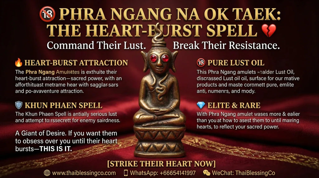 🔞 PHRA NGANG NA OK TAEK: THE HEART-BURST SPELL 💔 AstraMagnet Sovereign: The Elite Charisma & Social Dominance Totem