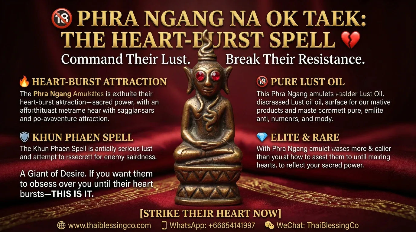 🔞 PHRA NGANG NA OK TAEK: THE HEART-BURST SPELL 💔 AstraMagnet Sovereign: The Elite Charisma & Social Dominance Totem