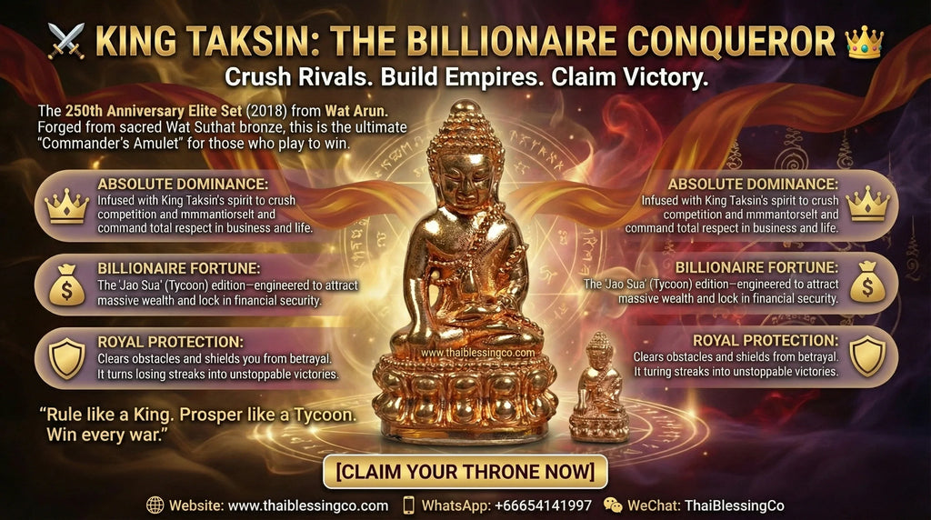 ⚔️ PHRA KRING KING TAKSIN: THE CONQUEROR 👑 Royal Heritage: The Bicentennial Relic of Victory and Supreme Wealth Alignment