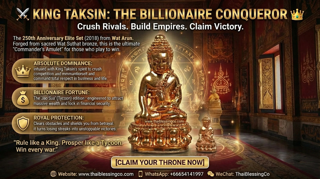 ⚔️ PHRA KRING KING TAKSIN: THE CONQUEROR 👑 Royal Heritage: The Bicentennial Relic of Victory and Supreme Wealth Alignment