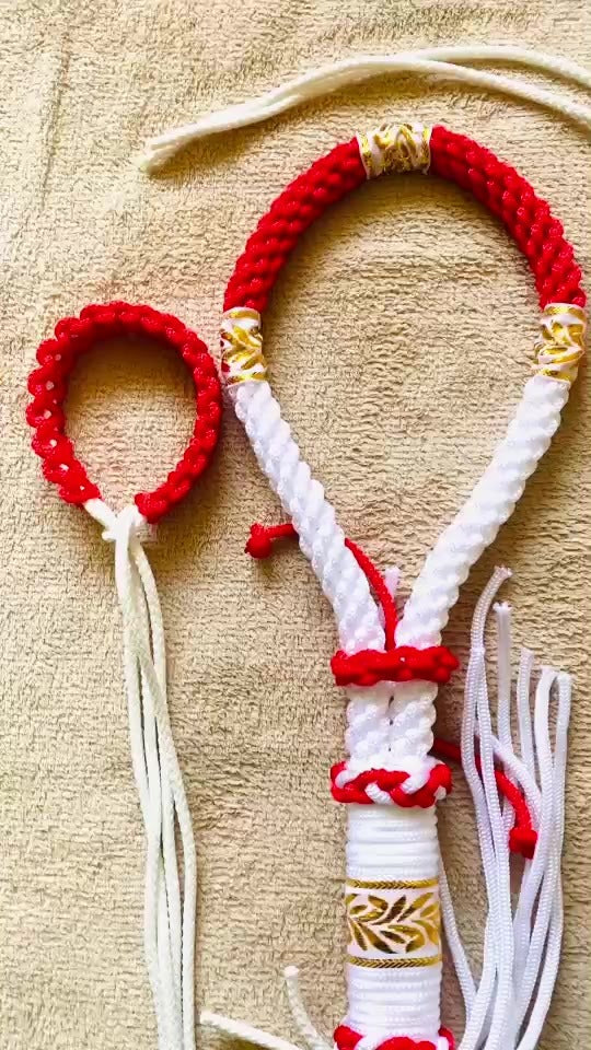 🥊 Supreme Warrior Spirit: Authentic Handmade Muay Thai Mongkhon & Dual Prajiad Sacred Set (Ancient Protection & Victory Blessing)
