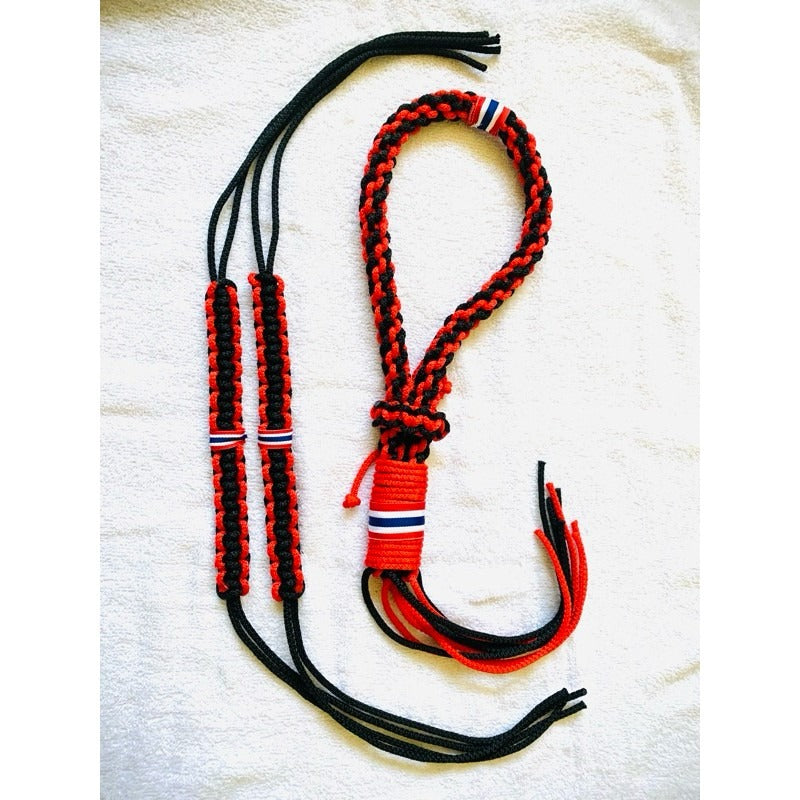 🥊 Supreme Warrior Spirit: Authentic Handmade Muay Thai Mongkhon & Dual Prajiad Sacred Set (Ancient Protection & Victory Blessing)