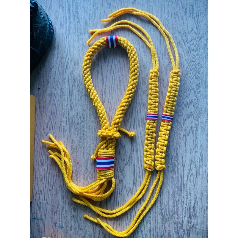 🥊 Supreme Warrior Spirit: Authentic Handmade Muay Thai Mongkhon & Dual Prajiad Sacred Set (Ancient Protection & Victory Blessing)