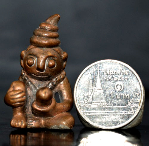 🔥 Ultimate Charm & Power – Paya Ngang Bronze-Alloy Amulet Infused with 108 Sacred Herb Powders by Ta Poon 🌿🔥