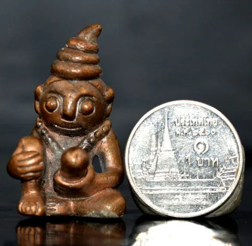 🔥 Ultimate Charm & Power – Paya Ngang Bronze-Alloy Amulet Infused with 108 Sacred Herb Powders by Ta Poon 🌿🔥