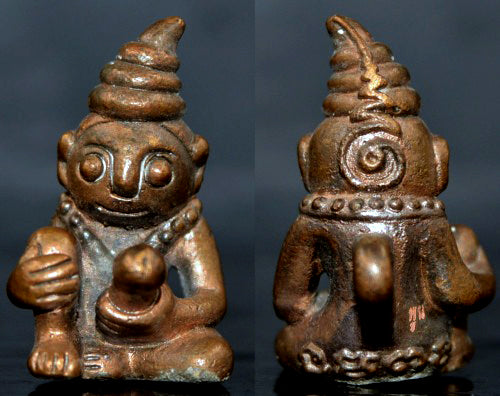 🔥 Ultimate Charm & Power – Paya Ngang Bronze-Alloy Amulet Infused with 108 Sacred Herb Powders by Ta Poon 🌿🔥