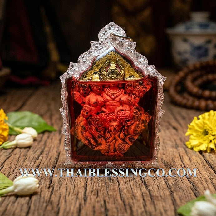 ✨ Phaya Khao Kham "Billionaire Seduction" Sacred Amulet Tepp Setthi Edition Thai Wealth-Attracting Talisman Infused with Rare "Phong Sane Yafaet" Love Potions and Gold Leaf for Supreme Charisma, Career Favor, and Prosperity Rituals