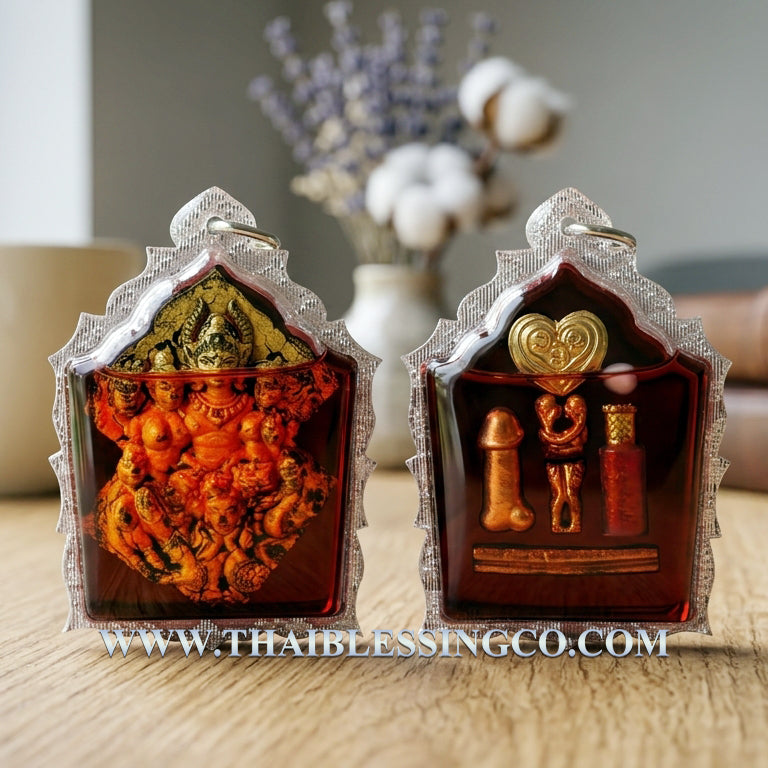 ✨ Phaya Khao Kham "Billionaire Seduction" Sacred Amulet Tepp Setthi Edition Thai Wealth-Attracting Talisman Infused with Rare "Phong Sane Yafaet" Love Potions and Gold Leaf for Supreme Charisma, Career Favor, and Prosperity Rituals