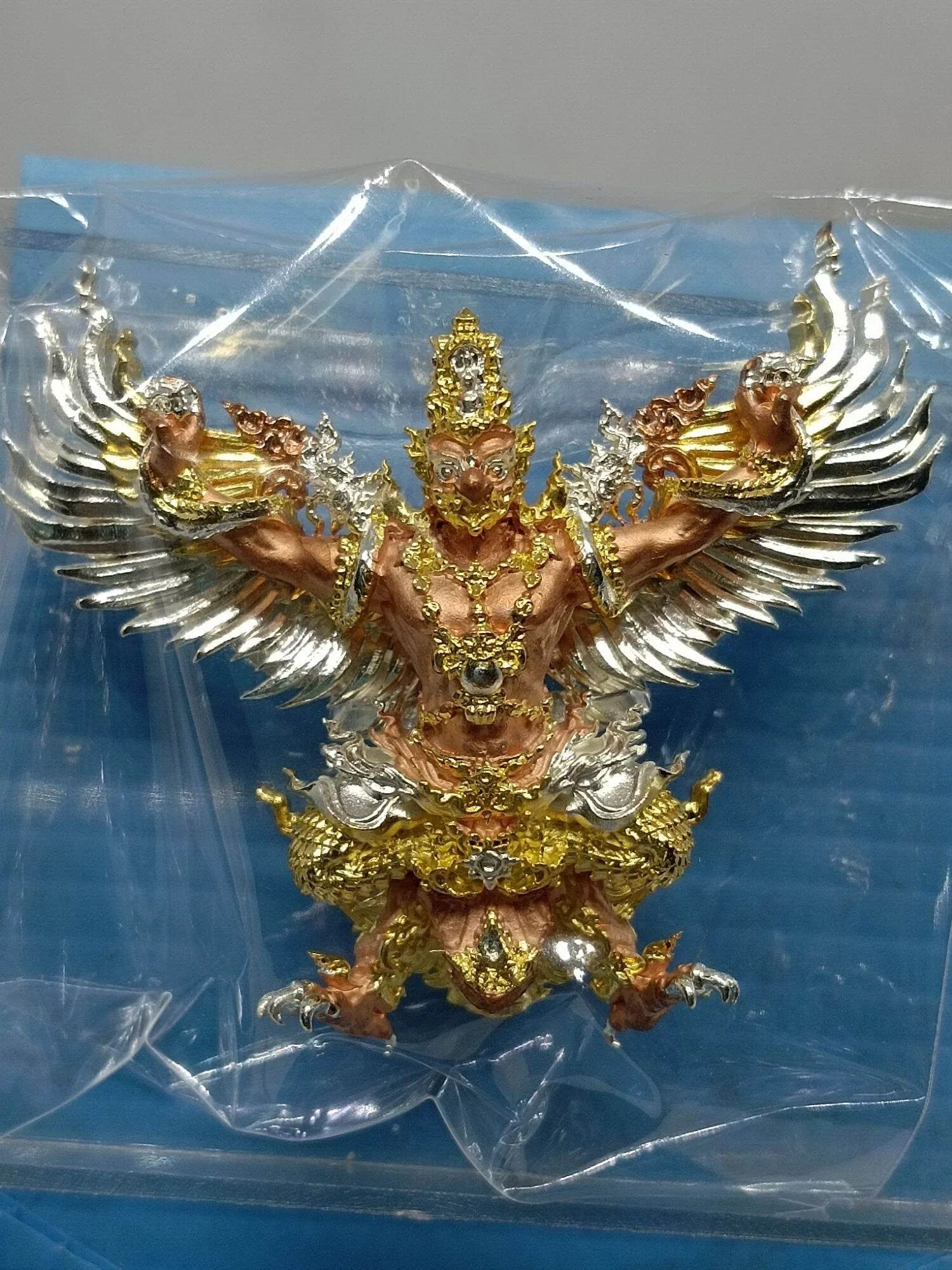 🦅 Phaya Krut "Chana Man" (Conqueror of Evil) - 5th Edition: 3K Sacred Chanuan Metal – Wat Krut Tharam, Ayutthaya – Victory & Wealth Amulet