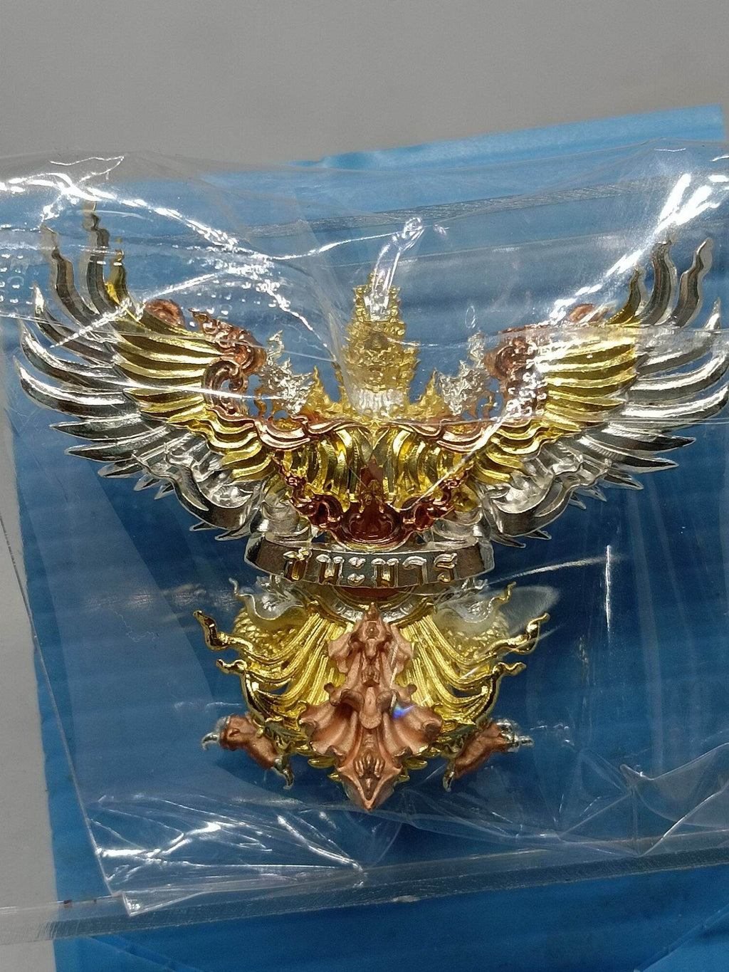 🦅 Phaya Krut "Chana Man" (Conqueror of Evil) - 5th Edition: 3K Sacred Chanuan Metal – Wat Krut Tharam, Ayutthaya – Victory & Wealth Amulet