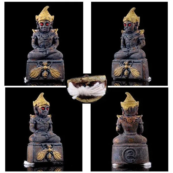 🔥 Phaya Ngang "Maeng Wan Kham" (Golden Fly) - Lanna Necromancy Edition: Kruba Khamfan, Wat Ko Chok – Corpse Flipping Iron & Corpse Cord – Ultimate Love & Wealth Magnet