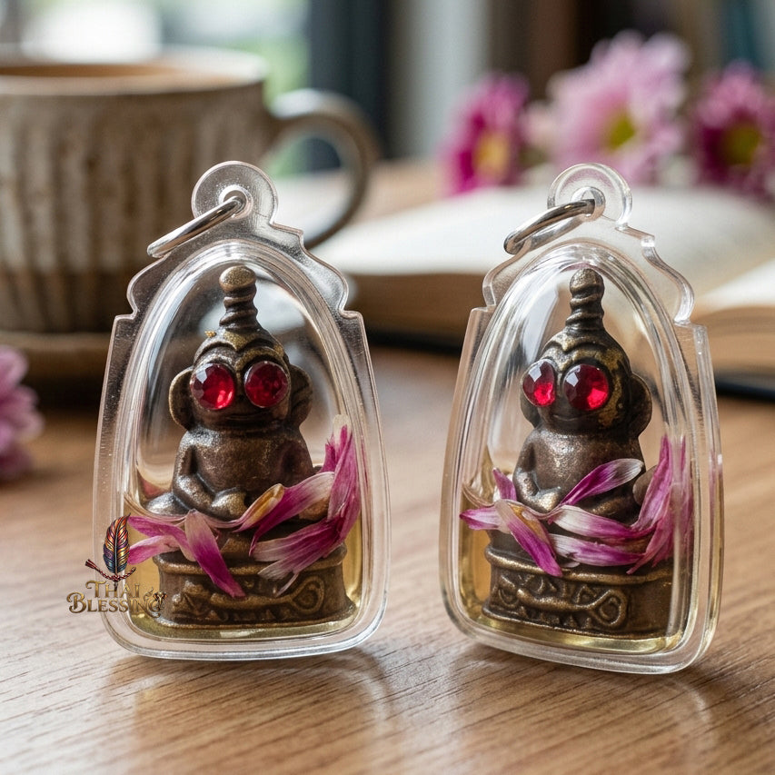 🔱 Phaya Ngang Ta Daeng The Sovereign of Captivation & Infinite Wealth – (Chao Sanaeh Attraction Oil Edition) – Luang Phor Mian, Wat Ban Janeang – The Ultimate Alchemical Engine for Absolute Charm, Financial Dominance, and Unstoppable Luck!