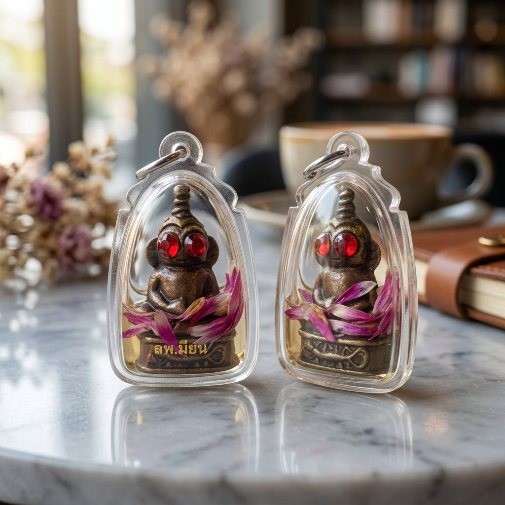 🔱 Phaya Ngang Ta Daeng The Sovereign of Captivation & Infinite Wealth – (Chao Sanaeh Attraction Oil Edition) – Luang Phor Mian, Wat Ban Janeang – The Ultimate Alchemical Engine for Absolute Charm, Financial Dominance, and Unstoppable Luck!