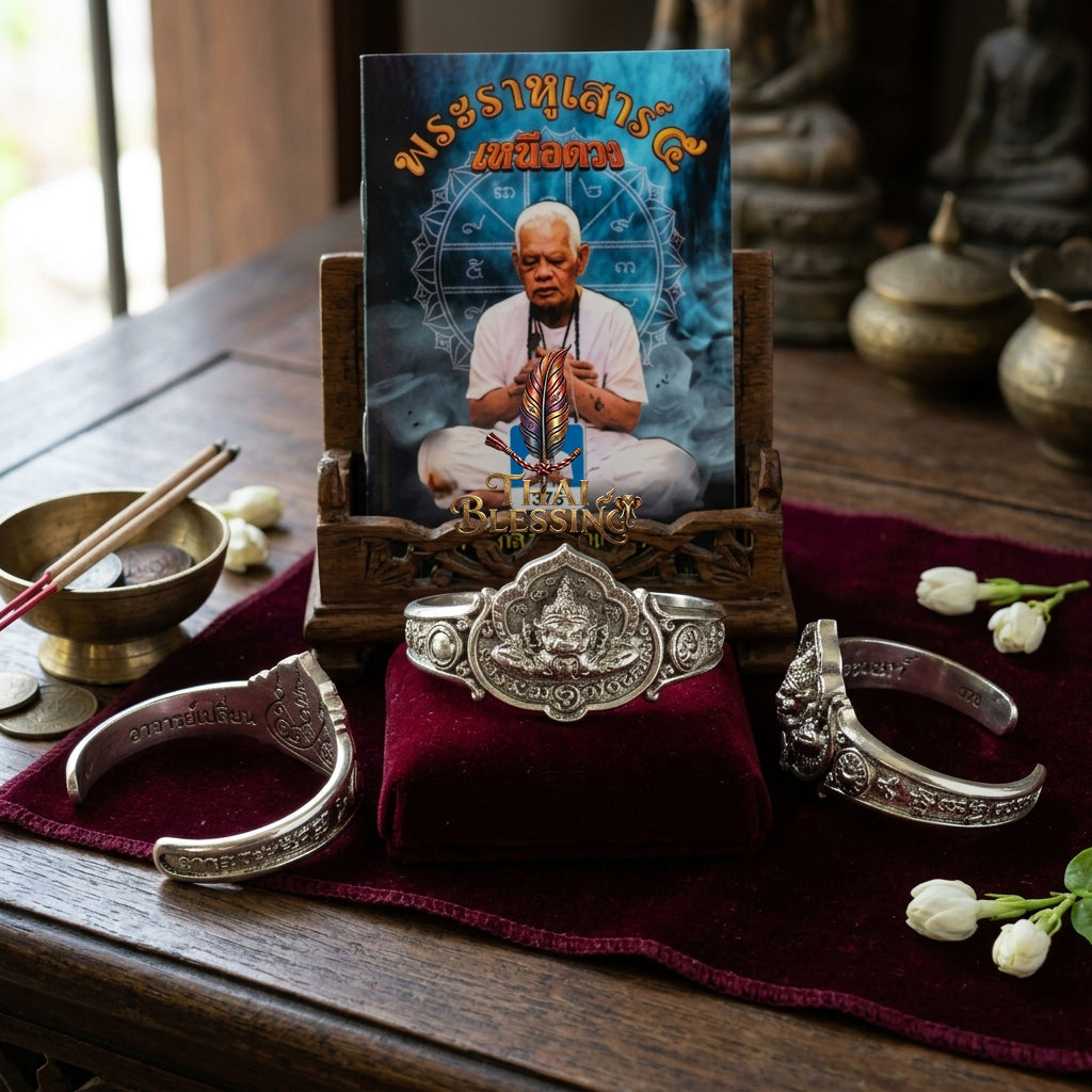 🔱 Phaya Rahu "Nuea Duang": The Sovereign Commander of Destiny – Ajarn Plien Hatyanon (2024) – The Ultimate Alchemical Engine for Celestial Dominance & Unstoppable Prosperity! S