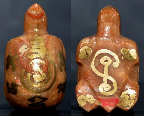 🐢 Legendary Fortune & Protection – Phaya Tao Ruean Million-Year Stone Turtle Amulet by Kruba Baeng 🌟🐢