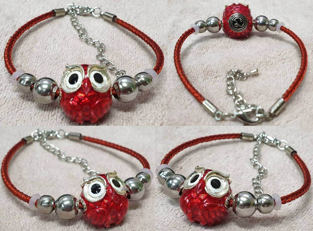 Phaya Thued Thue Bracelet - Ultra Lucky Fortune Owl by Kruba Tao from Wat Ban Lao, Chiang Mai