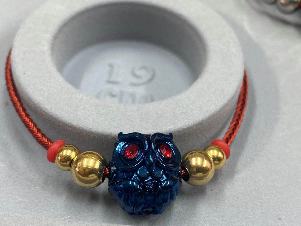Phaya Thued Thue Bracelet - Ultra Lucky Fortune Owl by Kruba Tao from Wat Ban Lao, Chiang Mai