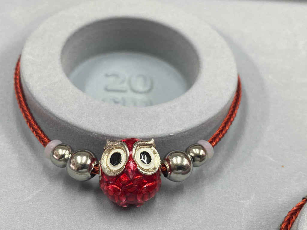 Phaya Thued Thue Bracelet - Ultra Lucky Fortune Owl by Kruba Tao from Wat Ban Lao, Chiang Mai
