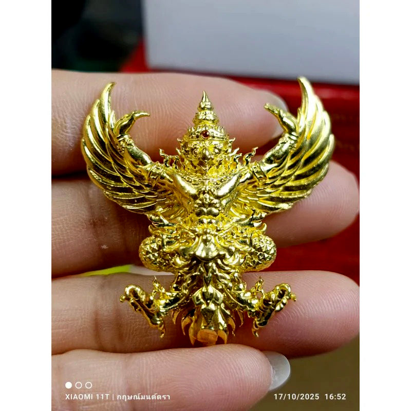 🦅 Phaya Krut “The Universal Garuda of Great Power” – Kumphee Setthi 168 Edition, Wat Nong Phai, Uthai Thani (4 cm – Ruby Alloy)