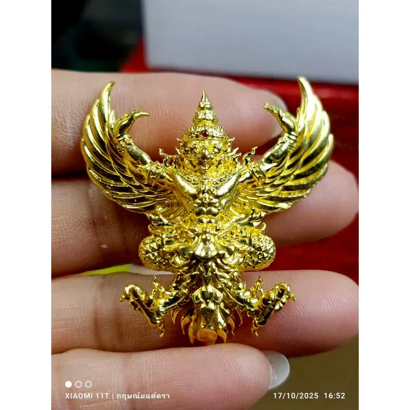 🦅 Phaya Krut “The Universal Garuda of Great Power” – Kumphee Setthi 168 Edition, Wat Nong Phai, Uthai Thani (4 cm – Ruby Alloy)
