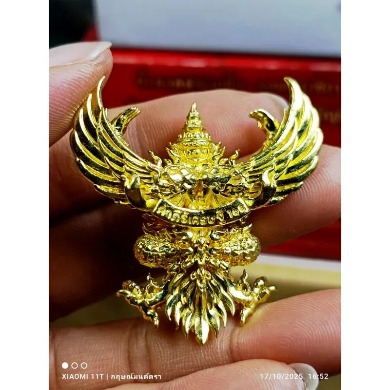 🦅 Phaya Krut “The Universal Garuda of Great Power” – Kumphee Setthi 168 Edition, Wat Nong Phai, Uthai Thani (4 cm – Ruby Alloy)