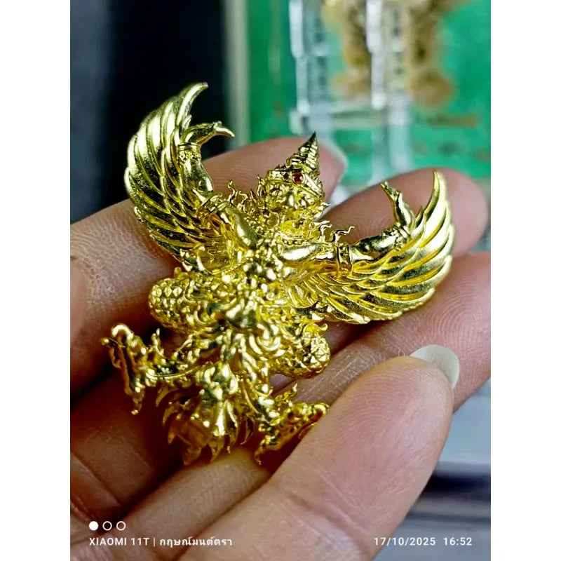 🦅 Phaya Krut “The Universal Garuda of Great Power” – Kumphee Setthi 168 Edition, Wat Nong Phai, Uthai Thani (4 cm – Ruby Alloy)