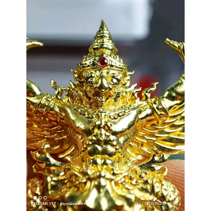 🦅 Phaya Krut “The Universal Garuda of Great Power” – Kumphee Setthi 168 Edition, Wat Nong Phai, Uthai Thani (4 cm – Ruby Alloy)