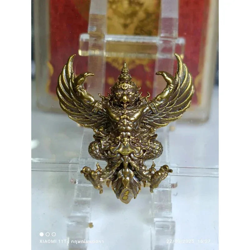 🦅 Phaya Krut “The Universal Garuda of Great Power” – Kumphee Setthi 168 Edition, Wat Nong Phai, Uthai Thani (4 cm – Ruby Alloy)