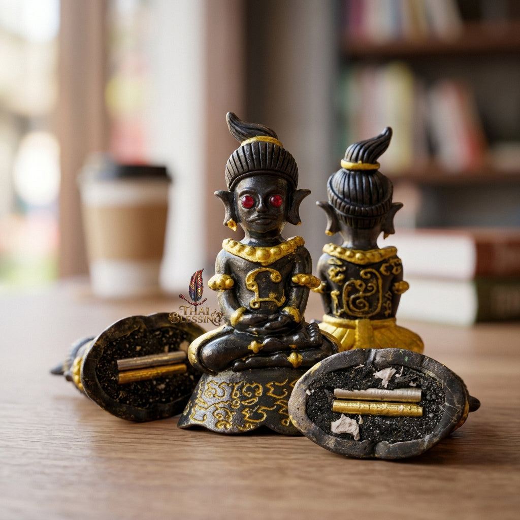 🔱 Phor Ngang Jao Saneh Saen Mon: The Sovereign of 100,000 Spells – Kruba Dhammunee, Supradit Methee Buddhist Center (2558) – The Ultimate First-Edition Alchemical Engine for Infinite Luck & Absolute Attraction