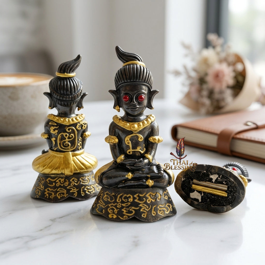 🔱 Phor Ngang Jao Saneh Saen Mon: The Sovereign of 100,000 Spells – Kruba Dhammunee, Supradit Methee Buddhist Center (2558) – The Ultimate First-Edition Alchemical Engine for Infinite Luck & Absolute Attraction