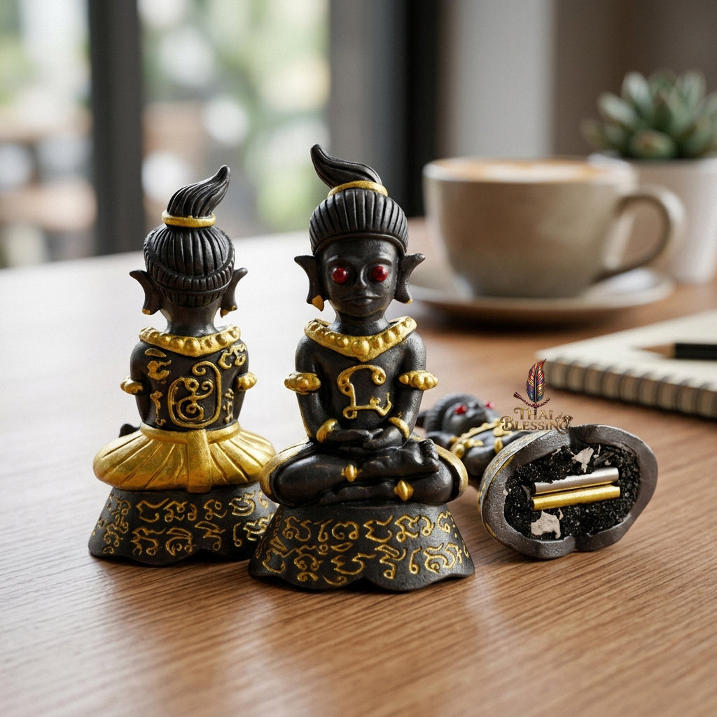 🔱 Phor Ngang Jao Saneh Saen Mon: The Sovereign of 100,000 Spells – Kruba Dhammunee, Supradit Methee Buddhist Center (2558) – The Ultimate First-Edition Alchemical Engine for Infinite Luck & Absolute Attraction