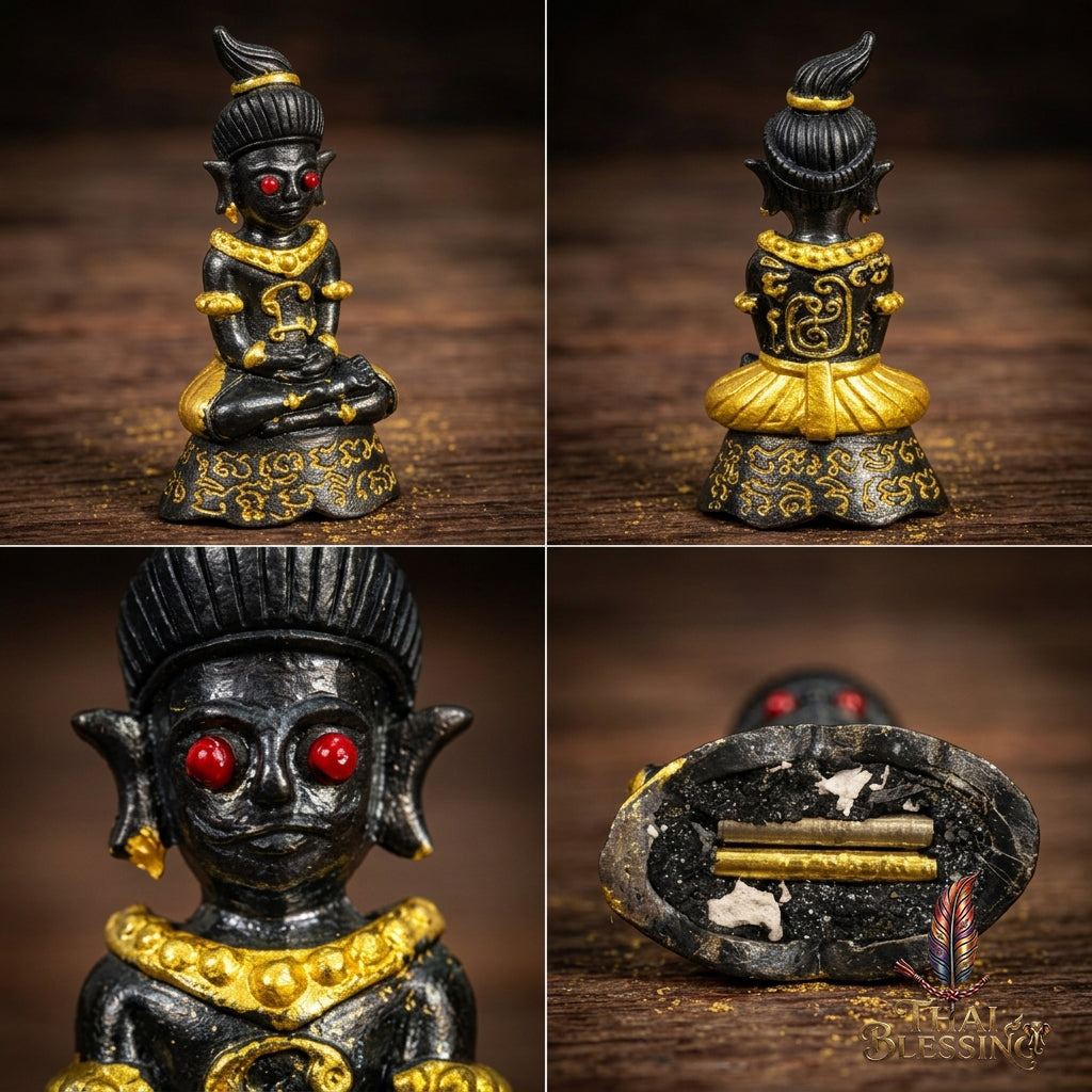 🔱 Phor Ngang Jao Saneh Saen Mon: The Sovereign of 100,000 Spells – Kruba Dhammunee, Supradit Methee Buddhist Center (2558) – The Ultimate First-Edition Alchemical Engine for Infinite Luck & Absolute Attraction