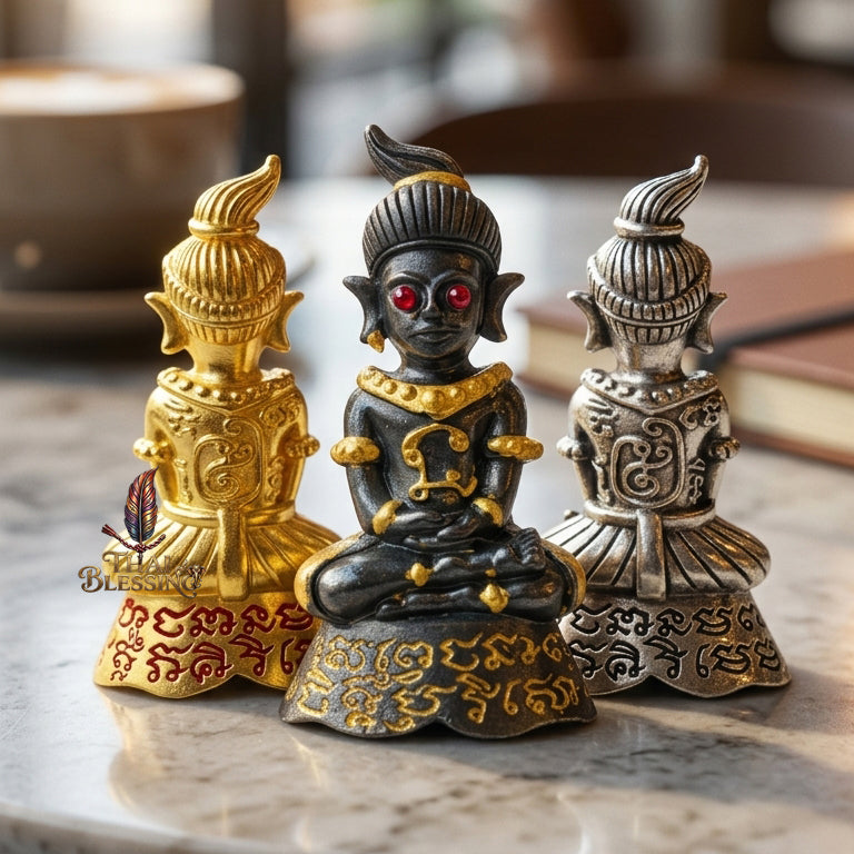 🔱 Phor Ngang Jao Saneh Saen Mon: The Sovereign of 100,000 Spells – Kruba Dhammunee, Supradit Methee Buddhist Center (2558) – The Ultimate First-Edition Alchemical Engine for Infinite Luck & Absolute Attraction