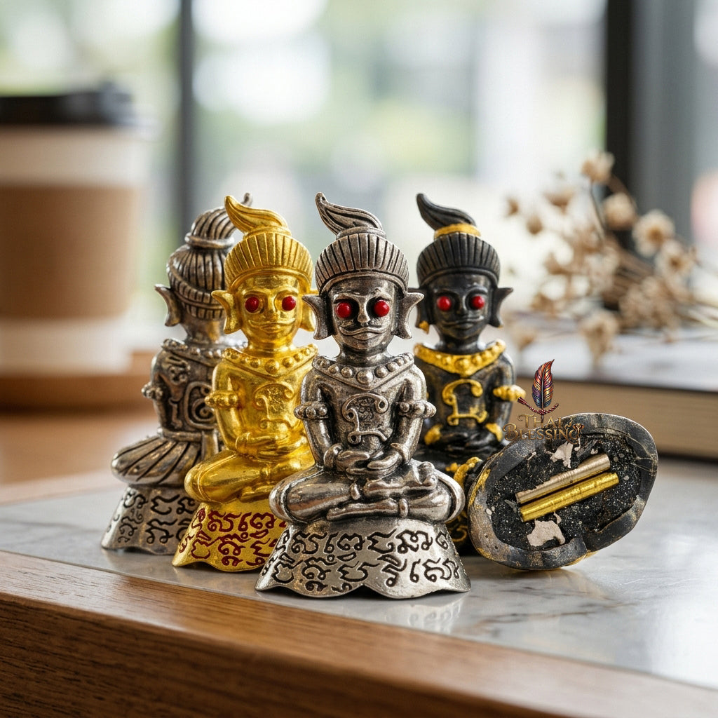 🔱 Phor Ngang Jao Saneh Saen Mon: The Sovereign of 100,000 Spells – Kruba Dhammunee, Supradit Methee Buddhist Center (2558) – The Ultimate First-Edition Alchemical Engine for Infinite Luck & Absolute Attraction
