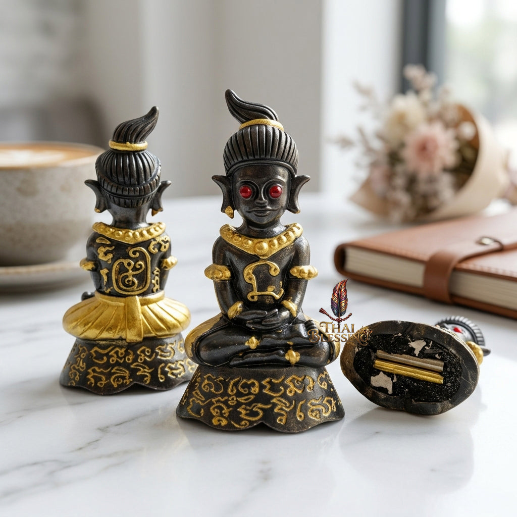 🔱 Phor Ngang Jao Saneh Saen Mon: The Sovereign of 100,000 Spells – Kruba Dhammunee, Supradit Methee Buddhist Center (2558) – The Ultimate First-Edition Alchemical Engine for Infinite Luck & Absolute Attraction