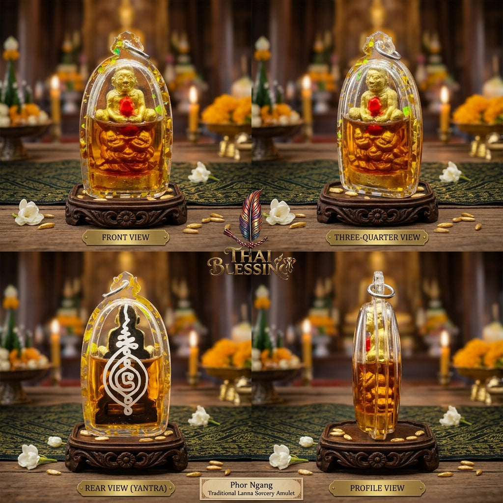 🔱 Phor Ngang Mon Sanaeh Lanna – The Sovereign of Hypnotic Attraction & Northern Fortune – (Infused with Ya Faek Love Oil) – Arjan Nan Kong, Chiang Mai (2568 Edition) – The Ultimate Engine for Absolute Charm, Financial Dominance, and Unstoppable Luck!