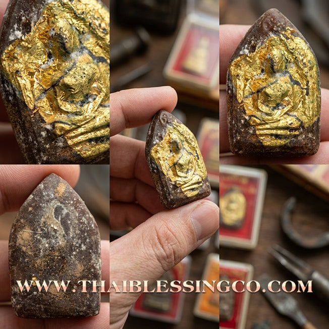 ✨ Phra Khunphaen "Khao-Or Black Sticky Rice" First Edition: Sacred 108 Herb Alchemy with Legendary City Pillar 1987 Wax & Khun Phan’s Secret Oils for Invincibility, Supreme Wealth, and Ancient Protection