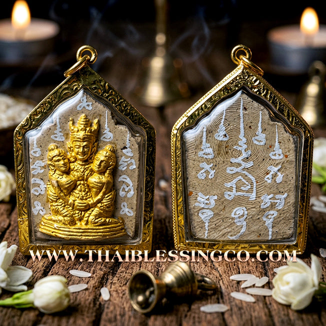 ✨ Phra Khunphaen Lanna "Phaya Khao Kham" (Black Emperor Edition): Sacred "Siren’s Wailing" Attraction with Gilded Gold—Infused with Mystical Jackfruit Wood & 108 Black Occult Herbs for Absolute Influence, Financial Support, and Supreme Charisma
