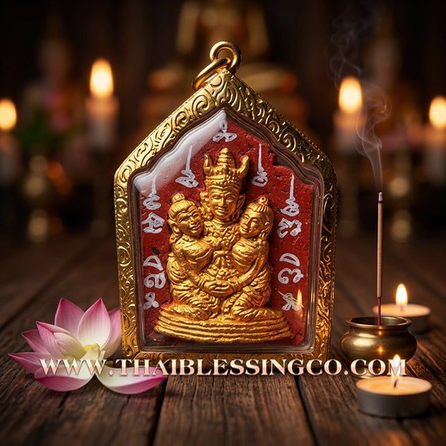 ✨ Phra Khunphaen Lanna "Phaya Khao Kham" (Black Emperor Edition): Sacred "Siren’s Wailing" Attraction with Gilded Gold—Infused with Mystical Jackfruit Wood & 108 Black Occult Herbs for Absolute Influence, Financial Support, and Supreme Charisma