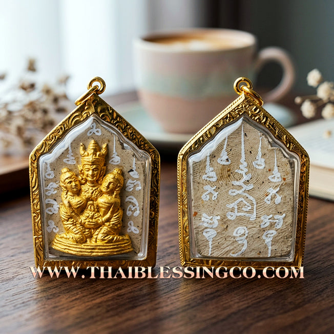 ✨ Phra Khunphaen Lanna "Phaya Khao Kham" (Black Emperor Edition): Sacred "Siren’s Wailing" Attraction with Gilded Gold—Infused with Mystical Jackfruit Wood & 108 Black Occult Herbs for Absolute Influence, Financial Support, and Supreme Charisma