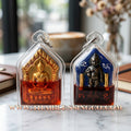 ✨ Phra Khunphaen Prai Kuman "The Hypnotic Commander" Edition: Wild Golden Flower Herb Essence Immersed in Red Rooster Oil with Twin Wealth T