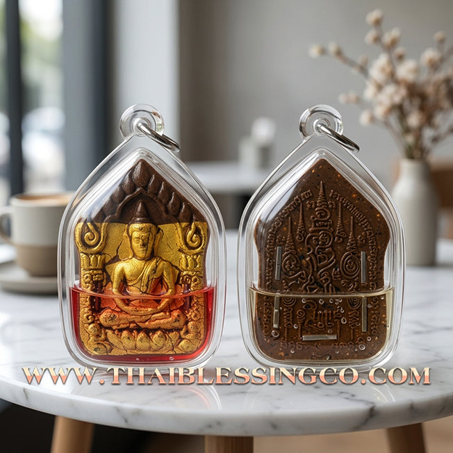 ✨ Phra Khunphaen "The Golden Voice" Edition: Sacred Enchantment Herb Essence Immersed in Mystical Oil for Irresistible Charisma, Financial Flow, and Elite Business Negotiation